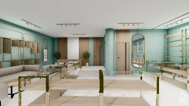 3D design of an interior